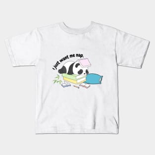 Sleepy head Panda Kids T-Shirt